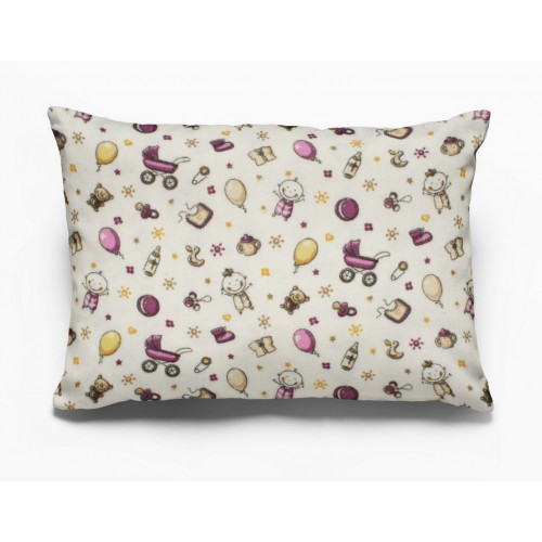 DIMcol ΜΑΞΙΛΑΡΟΘΗΚΗ ΕΜΠΡΙΜΕ ΠΑΙΔ Flannel Cotton 100% 50Χ70 Baby 01 1925853107700100