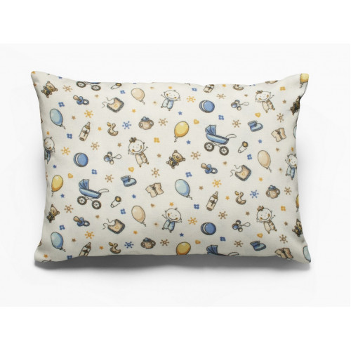 DIMcol ΜΑΞΙΛΑΡΟΘΗΚΗ ΕΜΠΡΙΜΕ ΠΑΙΔ Flannel Cotton 100% 50Χ70 Baby 02 1925853107700200