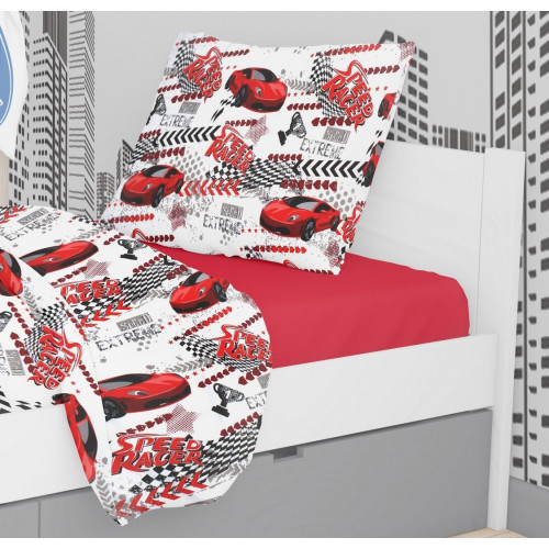 DIMcol ΜΑΞΙΛΑΡΟΘΗΚΗ ΕΜΠΡΙΜΕ ΠΑΙΔ Cott/Pol 70/30 50Χ70 Speed Racer 290 Rotary Print 1925883125029098