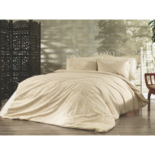 DIMcol ΣΕΝΤΟΝΙΑ ΕΜΠΡΙΜΕ ΣΕΤ 3 τεμ ΕΝΗΛ Cott/Pol 70/30 160Χ240 Αρετή 270 Beige 1934685240827080