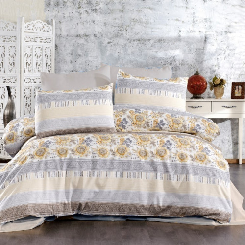 DIMcol ΠΑΠΛΩΜΑΤΟΘΗΚΗ ΕΜΠΡΙΜΕ ΕΝΗΛ Cott/Pol 70/30 220Χ240 Ηλιαχτίδα 370 Grey-Beige