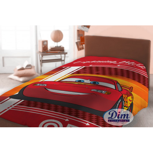DISNEY DIMcol ΚΟΥΒΕΡΤΑ ΠΙΚΕ ΠΑΙΔ Cotton 100% 160Χ240 CARS 575 Digital Print 2120415200457599