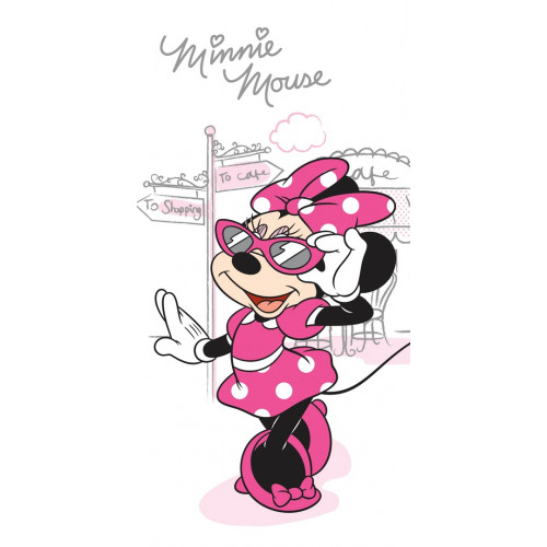 DISNEY DIMcol ΠΕΤΣΕΤΑ ΘΑΛΑΣΣΗΣ ΒΕΛΟΥΤΕ ΠΑΙΔ Cotton 100% 70X140 MINNIE 56 Digital Print 2123713501105699