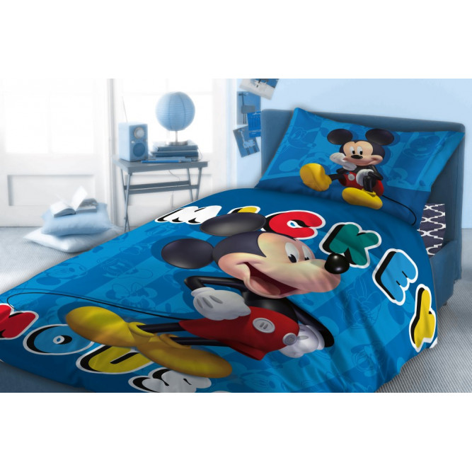 Σεντόνι σετ 2 τεμαχίων Disney Mickey Digital Print που περιέχει: Σεντόνι Flat 1 τεμ.