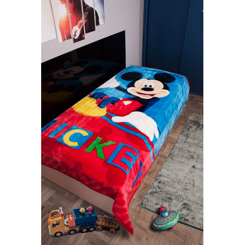 DISNEY DIMcol ΚΟΥΒΕΡΤΑ ΠΑΙΔ Polyester 160X220 MICKEY 561 Digital Print 2520225601056199