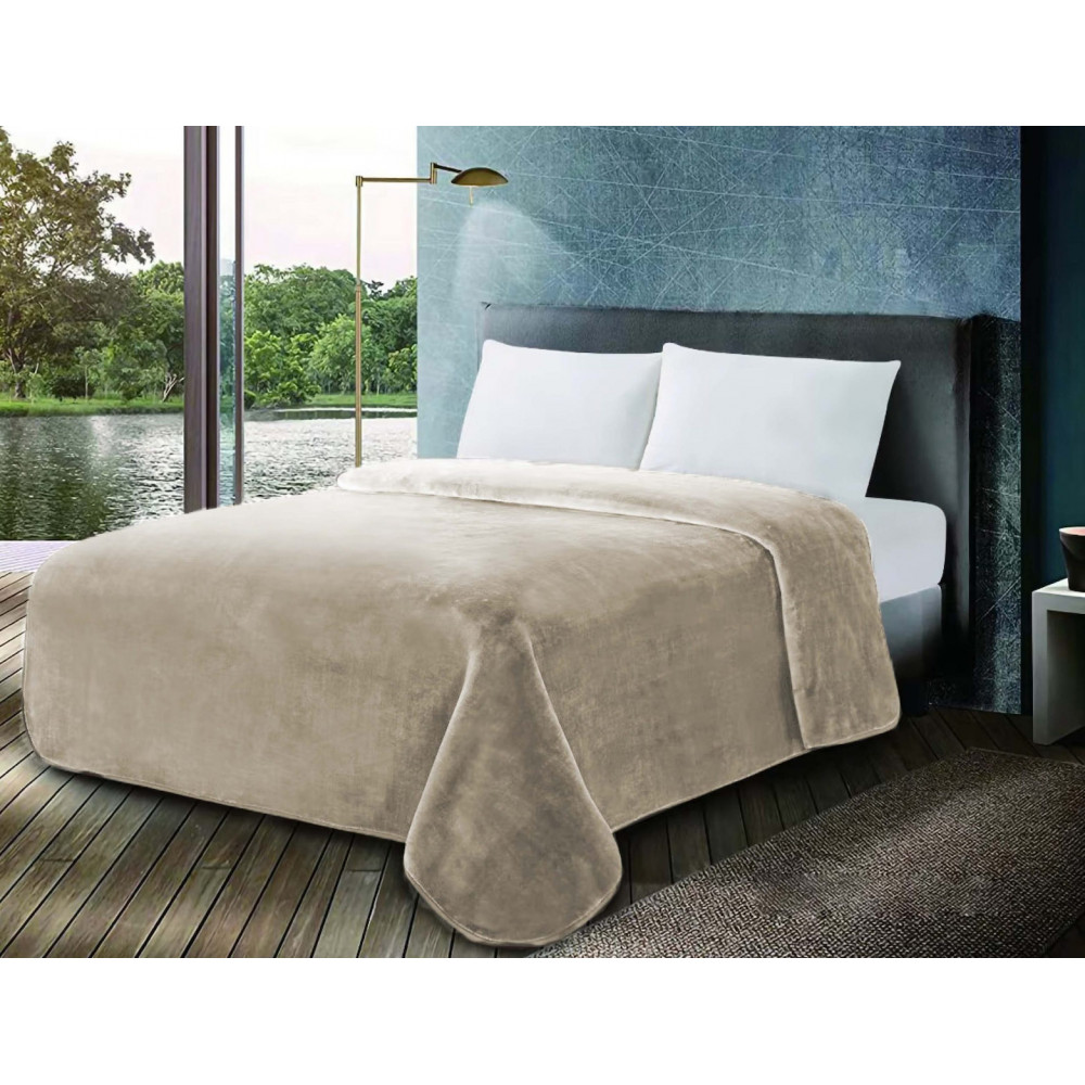 Η φωτογραφία δείχνει 1 Κουβέρτα Βελουτέ υπέρδιπλη 600gsm 220×240