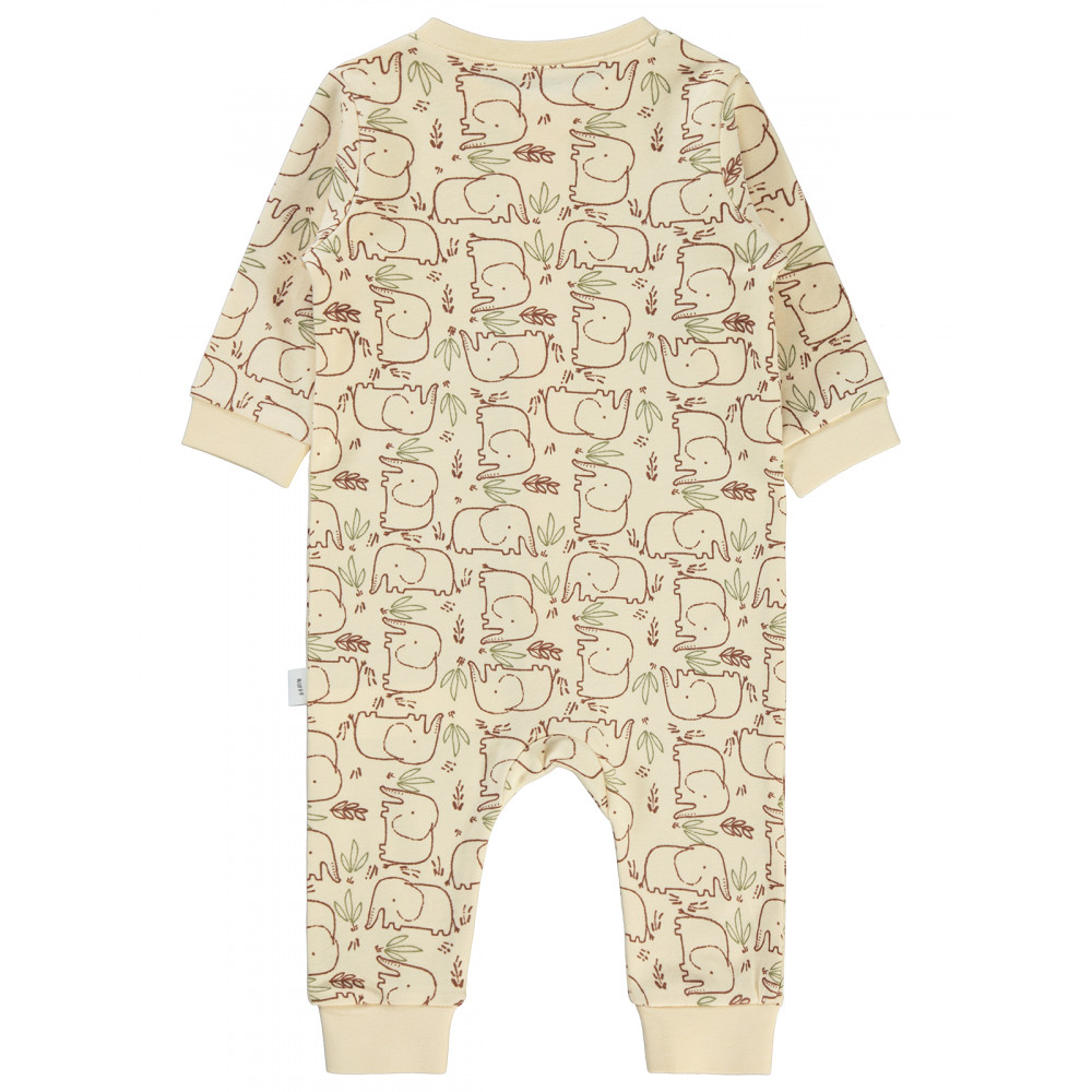 Η φωτογραφία δείχνει Ύφασμα - Υλικό: InterlockΜανίκι - Παντελόνι: Μποτάκια κάτωΤύπος γιακά: ΛαιμόκοψηΓένος: ΜωρόΑναλογία υφάσματος: (%100 βαμβάκι)