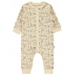 Η φωτογραφία δείχνει Ύφασμα - Υλικό: InterlockΜανίκι - Παντελόνι: Μποτάκια κάτωΤύπος γιακά: ΛαιμόκοψηΓένος: ΜωρόΑναλογία υφάσματος: (%100 βαμβάκι)