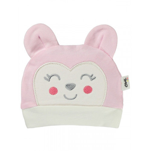 CIVIL KIDS ΒΡΕΦΙΚΟ ΣΚΟΥΦΑΚΙ ΒΑΜΒΑΚΕΡΟ ΡΟΖ-ΛΕΥΚΟ 1058701808SS