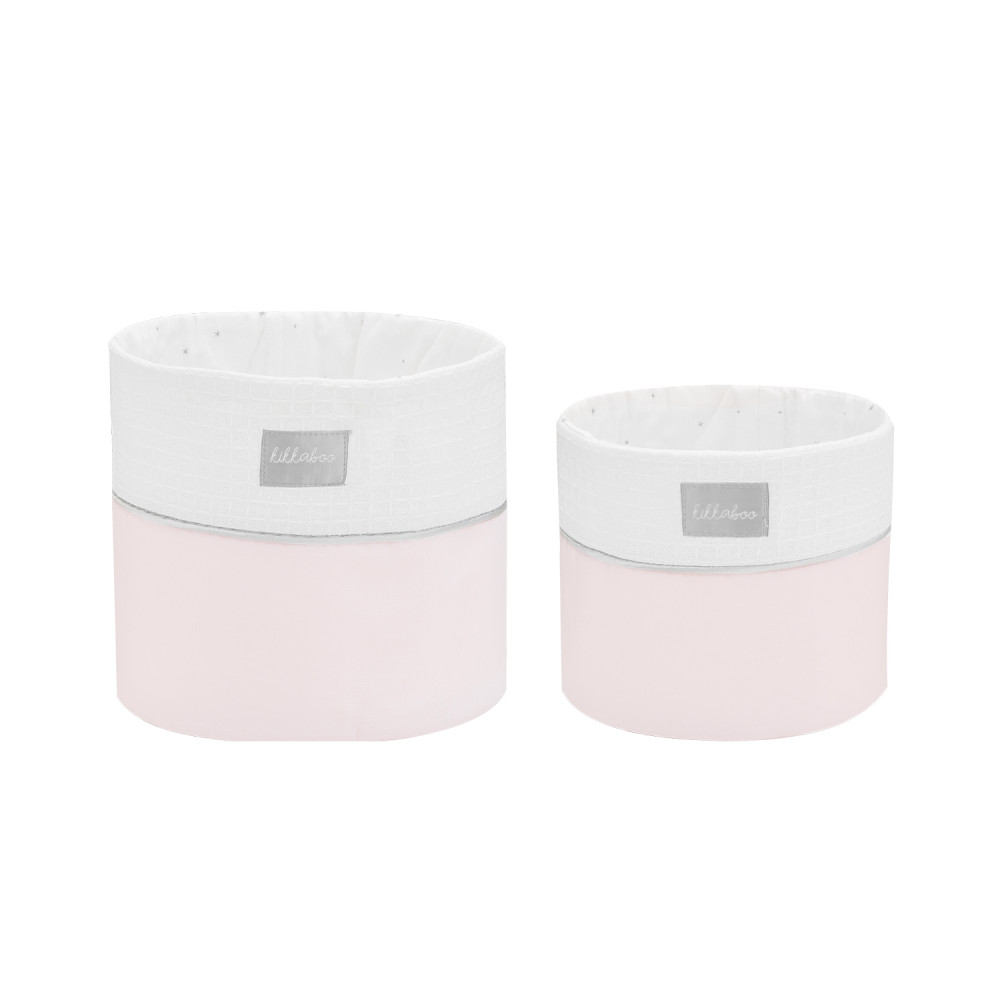 KIKKA BOO ΚΑΛΑΘΙΑ ΑΠΟΘΗΚΕΥΣΗΣ ΒΡΕΦΙΚΩΝ ΕΙΔΩΝ ΣΕΤ 2ΤΕΜ 22CM & 18CM DREAM BIG PINK.