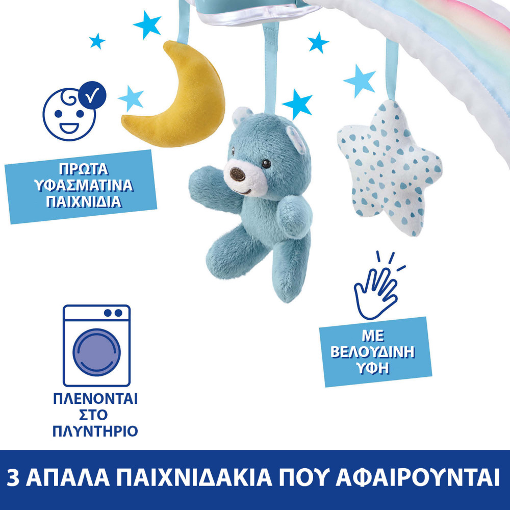 Η φωτογραφία δείχνει Παιχνίδι κούνιας της εταιρείας Chicco.