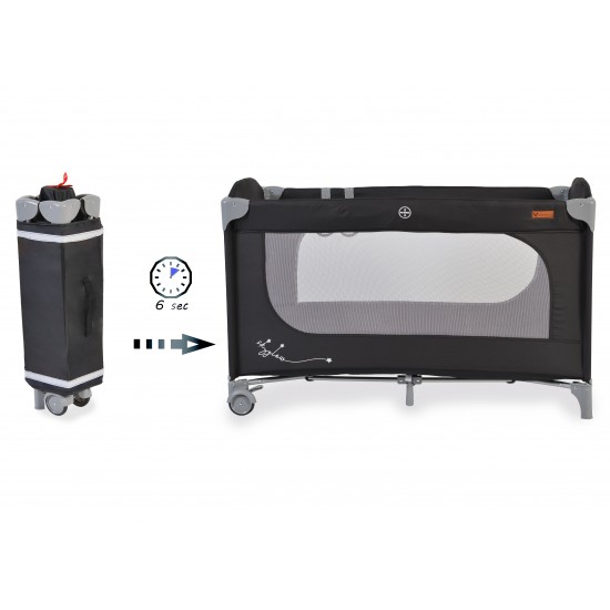 CANGAROO ΠΑΡΚΟΚΡΕΒΑΤΟ ΕΝΟΣ ΕΠΙΠΕΔΟΥ ΠΤΥΣΣΟΜΕΝΟ SKYGLOW ΚΑΤΑΛΛΗΛΟ ΓΙΑ ΥΠΝΟ ΚΑΙ ΠΑΙΧΝΙΔΙ ΓΙΑ ΠΑΙΔΙΑ ΜΕ ΜΕΓΙΣΤΟ ΒΑΡΟΣ ΤΑ 14 ΚΙΛΑΤο σετ περιλαμβάνει:Τσάντα αποθήκευσης και μεταφοράςΣτρώμα πάχους 1,5 cm κατάλληλο για παιχνίδι μόνο2 κρεμαστούς κρίκουςΥπάρχουν 2 ρόδες με πώματα για εύκολη μετακίνησηΕίσοδος