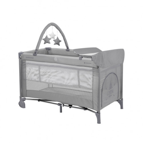 KIKKA BOO ΠΑΡΚΟΚΡΕΒΑΤΟ 2 ΕΠΙΠΕΔΩΝ ΜΕ ΑΛΛΑΞΙΕΡΑ SO GIFTED PLUS GREY 31003010128