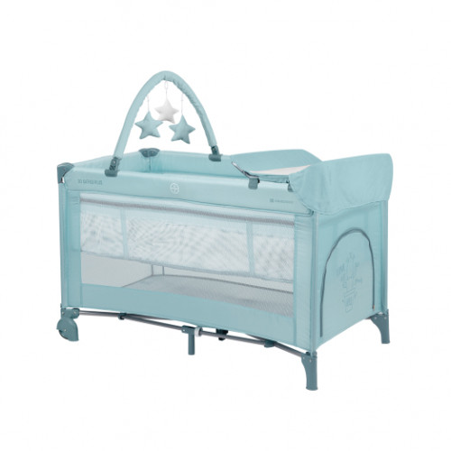 KIKKA BOO ΠΑΡΚΟΚΡΕΒΑΤΟ 2 ΕΠΙΠΕΔΩΝ ΜΕ ΑΛΛΑΞΙΕΡΑ SO GIFTED PLUS MINT 31003010130