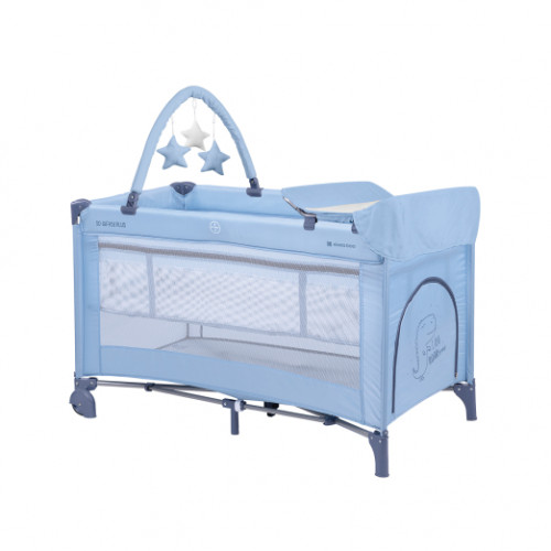 KIKKA BOO ΠΑΡΚΟΚΡΕΒΑΤΟ 2 ΕΠΙΠΕΔΩΝ ΜΕ ΑΛΛΑΞΙΕΡΑ SO GIFTED PLUS BLUE 31003010132
