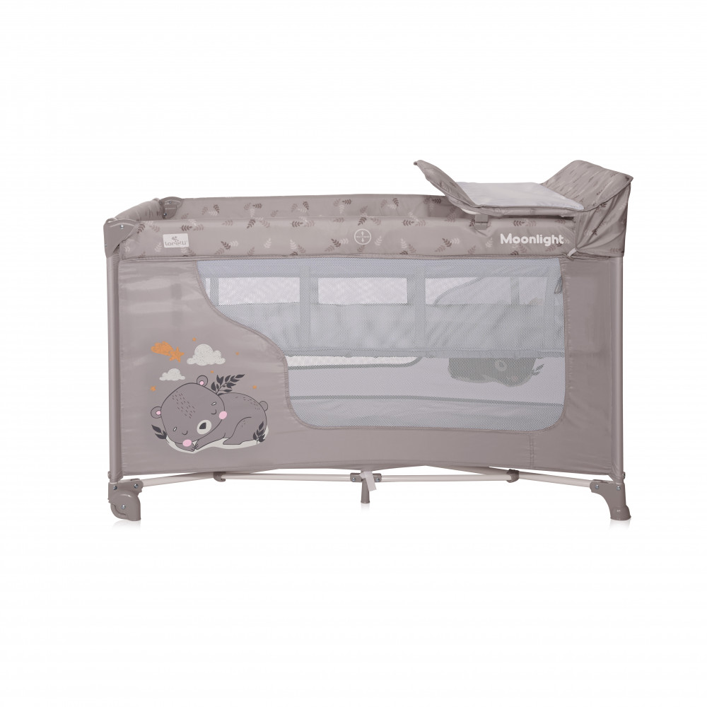 ΠΑΡΚΟΚΡΕΒΑΤΟ 2 ΕΠΙΠΕΔΩΝ ΤΗΣ ΕΤΑΙΡΕΙΑΣ LORELLI ΜΕ ΑΦΑΙΡΟΥΜΕΝΗ ΑΛΛΑΞΙΕΡΑΑΝΑΛΥΤΙΚΑ ΧΑΡΑΚΤΗΡΙΣΤΙΚΑ:Δεύτερο επίπεδο με φερμουάρ Ρόδες απο την μία μεριά για εύκολη μετακίνησηΑλλαξιέρα για αλλαγή πάναςΣτρώμα κατάλληλο μόνο για παιχνίδιΠλευρικό άνοιγμα με φερμουάρΠτυσσόμενο στο μικρό μέγεθοςΣύστημα απο