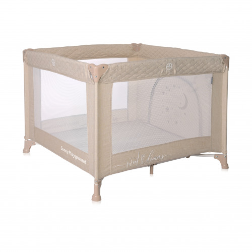 LORELLI ΠΑΡΚΟ SUNNY PLAYGROUND FOG BEIGE STAR 10080602217