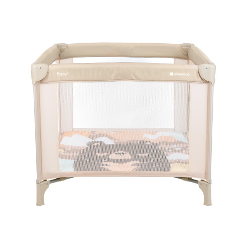 KIKKA BOO ΠΑΡΚΟΚΡΕΒΑΤΟ 1 ΕΠΙΠΕΔΟΥ ENJOY BEIGE BEAR 2023 31003030016 