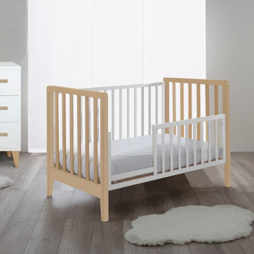 PALI ΒΡΕΦΙΚO ΣΕΤ ΛΙΚΝΟ - ΚΟΥΝΙΑ - ΠΑΙΔΙΚΟ ΚΡΕΒΑΤΙ WIN BIANCO - NATURALE ΜΕ ΣΤΡΩΜΑΤΑ 0127WINN