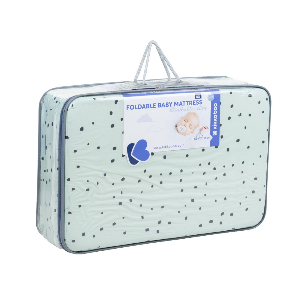 KIKKA BOO ΑΝΑΔΙΠΛΟΥΜΕΝΟ ΠΤΥΣΣΟΜΕΝΟ ΣΤΡΩΜΑ 60X120X5CM BEAR WITH ME MINT.