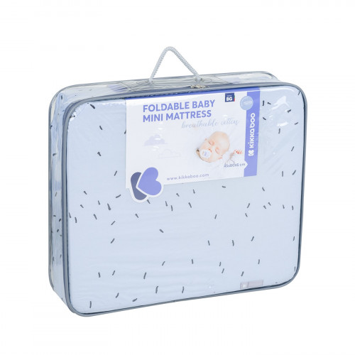 KIKKA BOO ΑΝΑΔΙΠΛΟΥΜΕΝΟ ΠΤΥΣΣΟΜΕΝΟ MINI ΣΤΡΩΜΑ 45X80X5CM BEAR WITH ME BLUE 41107030116