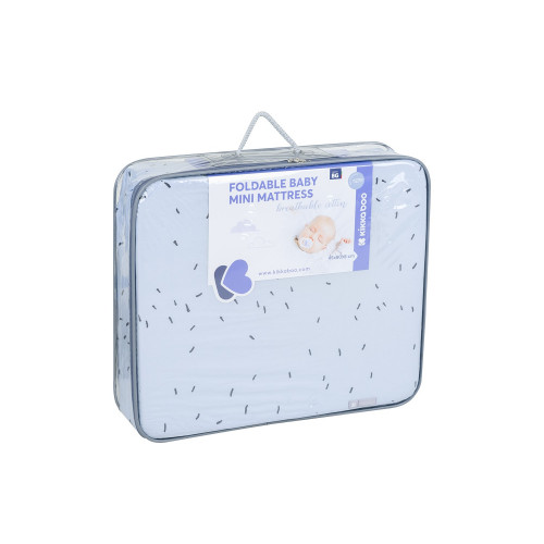 KIKKA BOO ΑΝΑΔΙΠΛΟΥΜΕΝΟ ΠΤΥΣΣΟΜΕΝΟ MINI ΣΤΡΩΜΑ 45X80X5CM BEAR WITH ME BLUE 41107030116