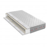 Χειροποίητο ορθοπεδικό στρώμα κατασκευασμένο με bonnel springs ελατήρια, λευκό βαμβακερό τάπητα και λευκή βαμβακερή βάτα.