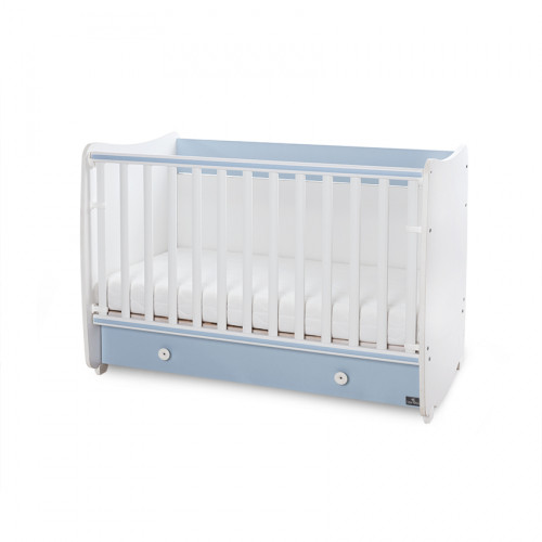 LORELLI ΒΡΕΦΙΚΟ ΚΡΕΒΑΤΙ ΜΕΤΑΤΡΕΠΟΜΕΝΟ DREAM NEW 60/120 WHITE/BABY BLUE 10150420039A