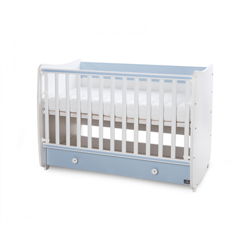 LORELLI ΒΡΕΦΙΚΟ ΚΡΕΒΑΤΙ ΜΕΤΑΤΡΕΠΟΜΕΝΟ DREAM NEW 60/120 WHITE/BABY BLUE 10150420039A