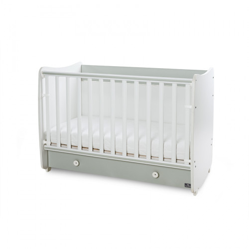 LORELLI ΒΡΕΦΙΚΟ ΚΡΕΒΑΤΙ ΜΕΤΑΤΡΕΠΟΜΕΝΟ DREAM NEW 60/120 WHITE/MILKY GREEN 10150420040A