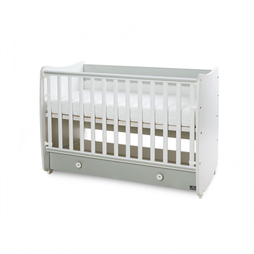 LORELLI ΒΡΕΦΙΚΟ ΚΡΕΒΑΤΙ ΜΕΤΑΤΡΕΠΟΜΕΝΟ DREAM NEW 60/120 WHITE/MILKY GREEN 10150420040A