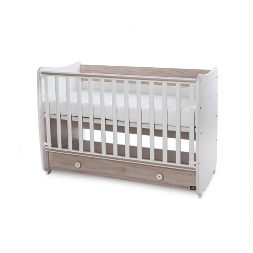LORELLI ΒΡΕΦΙΚΟ ΚΡΕΒΑΤΙ ΜΕΤΑΤΡΕΠΟΜΕΝΟ DREAM NEW 60/120 WHITE/LIGHT OAK 10150420045A