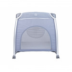 Παρκοκρέβατο της εταιρείας Kikka Boo κατασκευασμένο από αλουμίνιο.