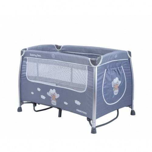 ΠΑΡΚΟΚΡΕΒΑΤΟ 2 ΕΠΙΠΕΔΩΝ KIKKA BOO DREAMY GREY 31003010087 