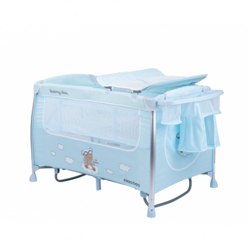 ΠΑΡΚΟΚΡΕΒΑΤΟ 2 ΕΠΙΠΕΔΩΝ KIKKA BOO DREAMY MINT 31003010089 