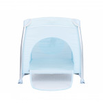 Παρκοκρέβατο της εταιρείας Kikka Boo κατασκευασμένο από αλουμίνιο.