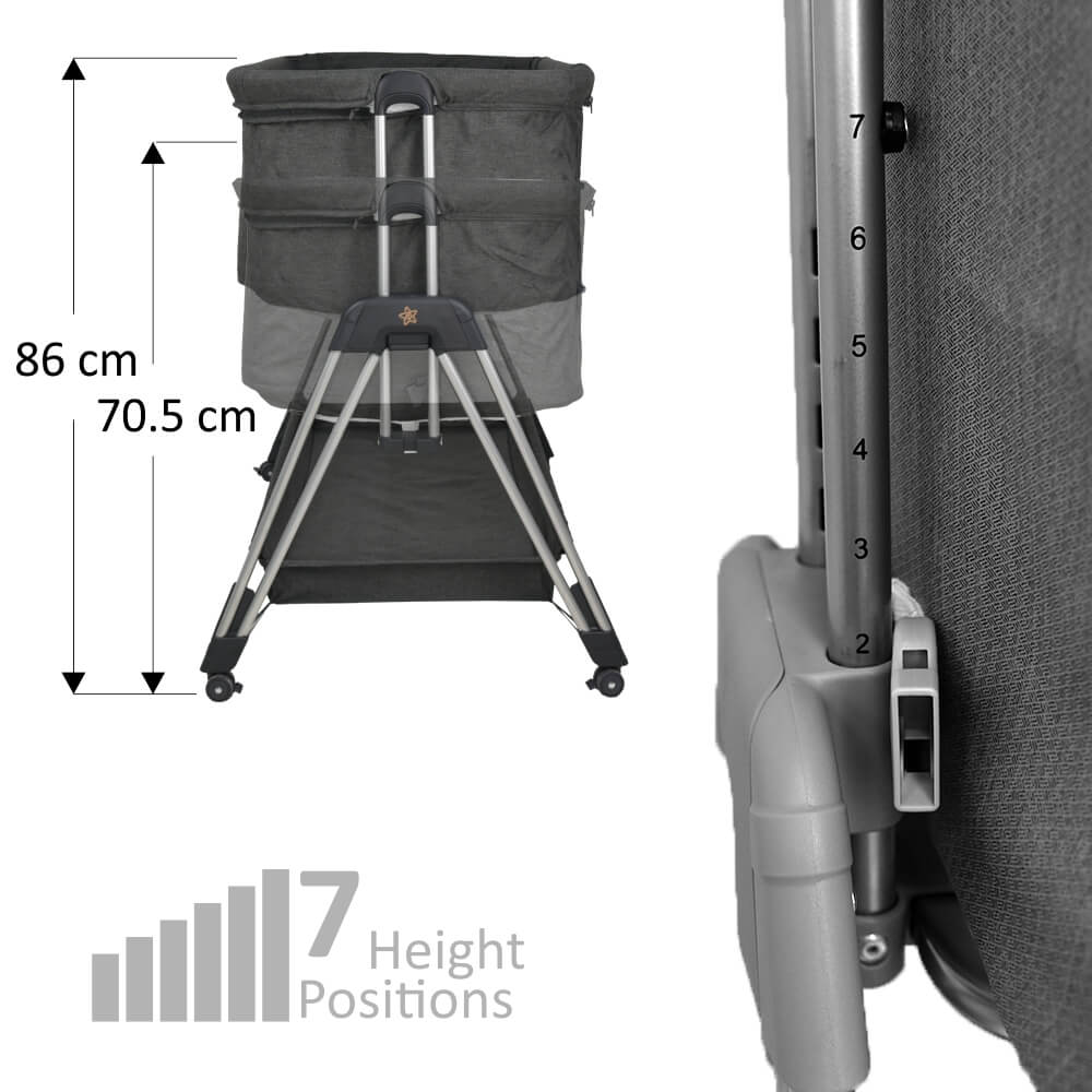 Το Pearl είναι το νέο λίκνο που σχεδίασε η Bebe Stars, ώστε το μωρό σας να κοιμάται με ασφάλεια, ενώ είστε δίπλα του και νιώθει προστασία.