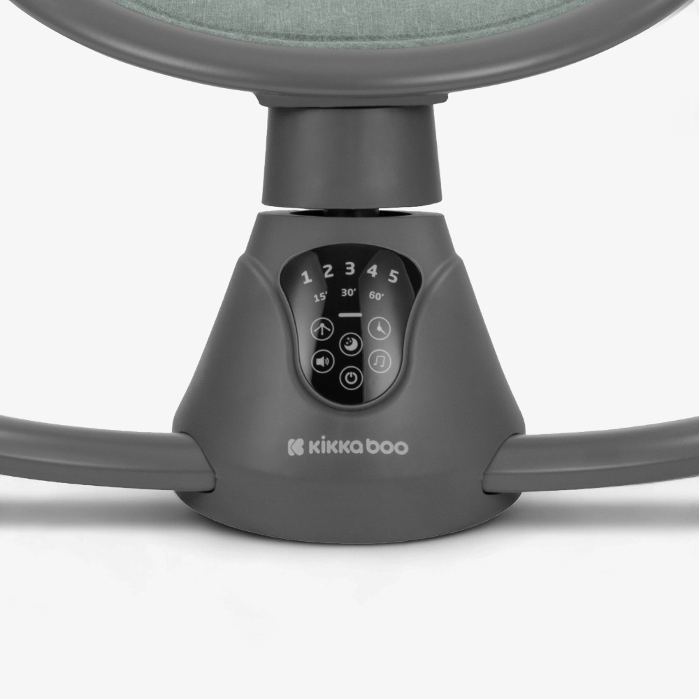 Η φωτογραφία δείχνει Ηλεκτρική Κούνια Ρηλάξ Kikka boo Twiddle Mint 2024Το Twiddle είναι εδώ με ένα ΝΕΟ σχέδιο! Η κούνια είναι ελαφριά και άνετη και είναι εντελώς αθόρυβη.