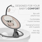 Ηλεκτρική Κούνια Ρηλάξ Kikka boo Twiddle Mint 2024Το Twiddle είναι εδώ με ένα ΝΕΟ σχέδιο! Η κούνια είναι ελαφριά και άνετη και είναι εντελώς αθόρυβη.