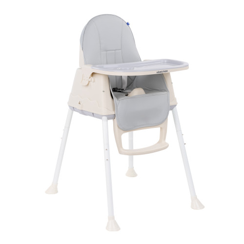 ΚΑΡΕΚΛΑΚΙ ΦΑΓΗΤΟΥ 2 ΣΕ 1 KIKKA BOO CREAMY 2 IN 1 GREY 31004010132