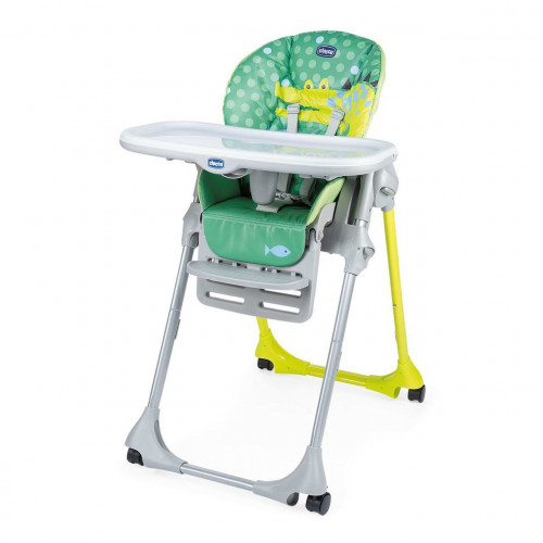 CHICCO ΚΑΘΙΣΜΑ ΦΑΓΗΤΟΥ POLLY EASY ΜΕ 4 ΡΟΔΕΣ CROCODILE P04-79565-67