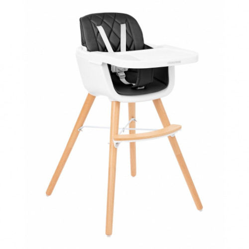 ΚΑΡΕΚΛΑΚΙ ΦΑΓΗΤΟΥ KIKKA BOO WOODY BLACK 31004010130  - (ΔΩΡΟ AΞΙΑΣ €6 ΜΠΩΛ ΦΑΓΗΤΟΥ)