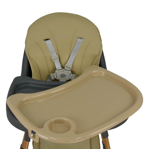 BEBE STARS ΚΑΡΕΚΛΑ ΦΑΓΗΤΟΥ LEAF 2 IN 1 BEIGE 898-182