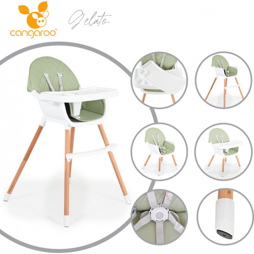 CANGAROO ΚΑΡΕΚΛΑ ΦΑΓΗΤΟΥ 2 ΣΕ 1 GELATO MINT 3801005151684 - (ΔΩΡΟ AΞΙΑΣ €6 ΜΠΩΛ ΦΑΓΗΤΟΥ)