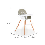 CANGAROO ΚΑΡΕΚΛΑ ΦΑΓΗΤΟΥ 2 ΣΕ 1 GELATO GREY 3801005151691 CANGAROO ΚΑΡΕΚΛΑ ΦΑΓΗΤΟΥ 2 ΣΕ 1 GELATO GREY 3801005151691