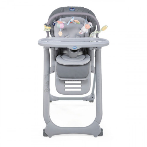 CHICCO ΚΑΡΕΚΛΑ ΦΑΓΗΤΟΥ POLLY MAGIC GRAPHITE P04-79502-21 - (ΔΩΡΟ AΞΙΑΣ €6 ΜΠΩΛ ΦΑΓΗΤΟΥ)