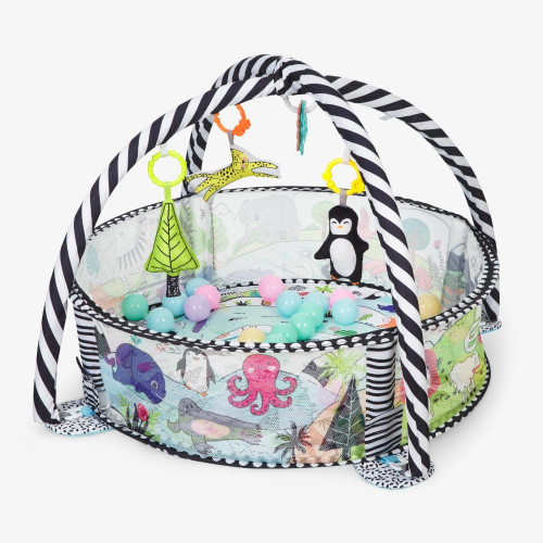 KIKKA BOO ΧΑΛΑΚΙ ΔΡΑΣΤΗΡΙΟΤΗΤΩΝ ΜΕ 30 ΜΠΑΛΕΣ ANIMALS WORLD 31201010409