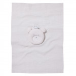 Εμπριμέ κουβέρτα πικέ της σειράς Relax, με παιχνίδι, σε χαρούμενες παραστάσεις.