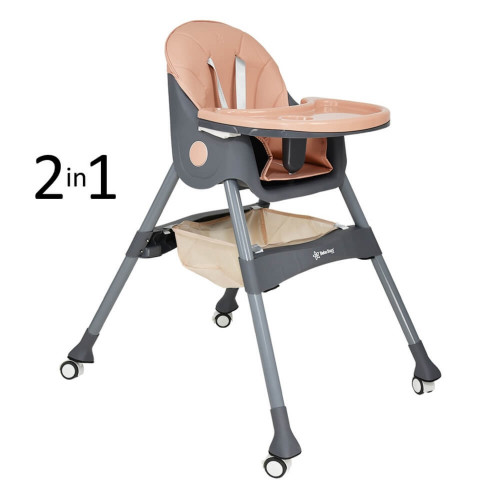 BEBE STARS ΚΑΡΕΚΛΑ ΦΑΓΗΤΟΥ COZY 2 IN 1 PEACH 897-185