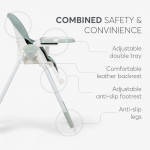 Η φωτογραφία δείχνει Καρεκλάκι φαγητού της εταιρείας Kikka κατάλληλο για βρέφη 6+ μηνών με μέγιστο βάρος τα 15 κιλά.